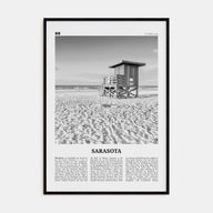 Sarasota Travel B&W No 1 Poster