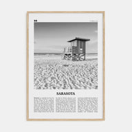 Sarasota Travel B&W No 1 Poster