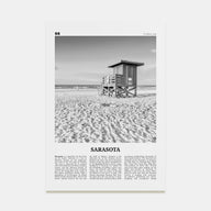 Sarasota Travel B&W No 1 Poster