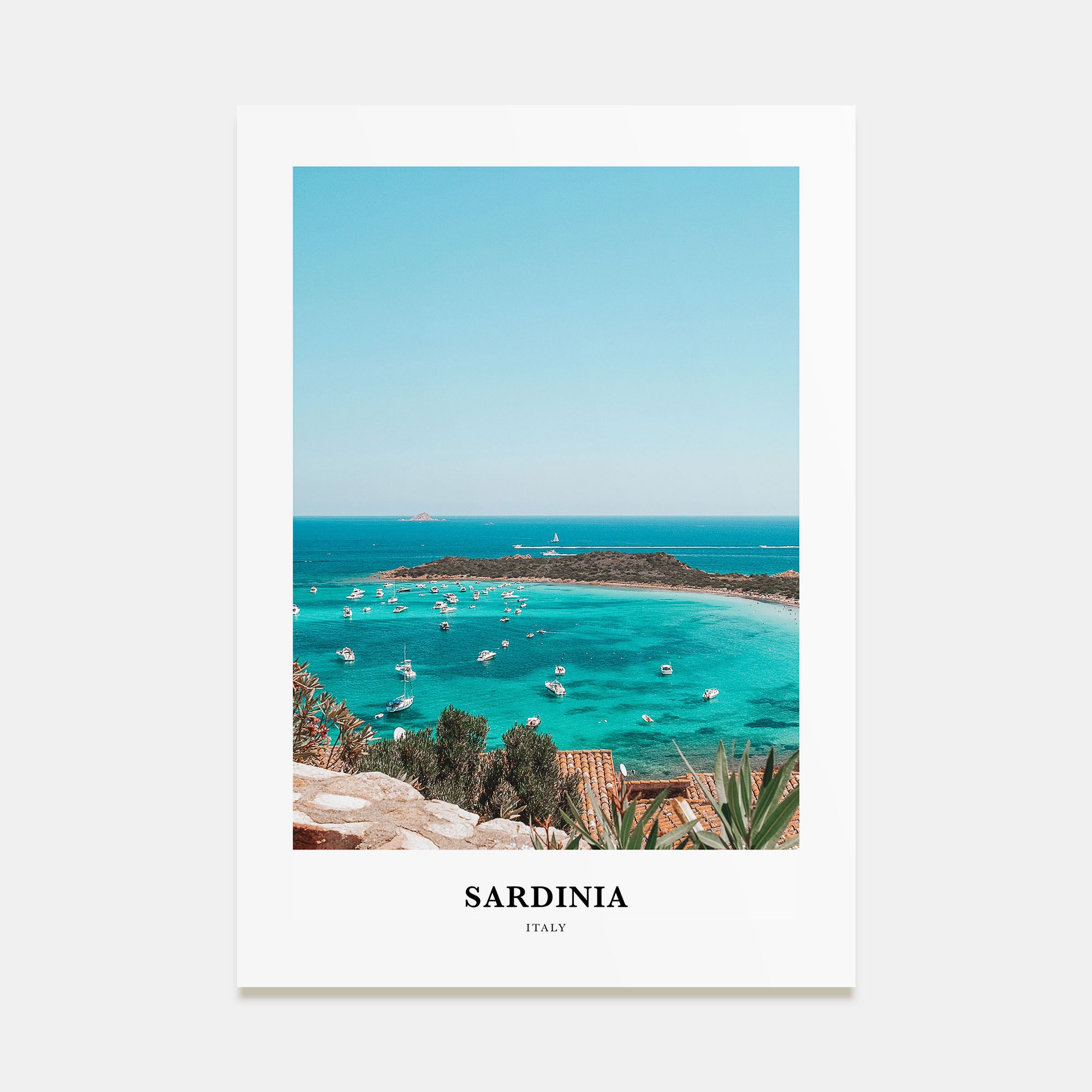 Sardinia Portrait Color Poster