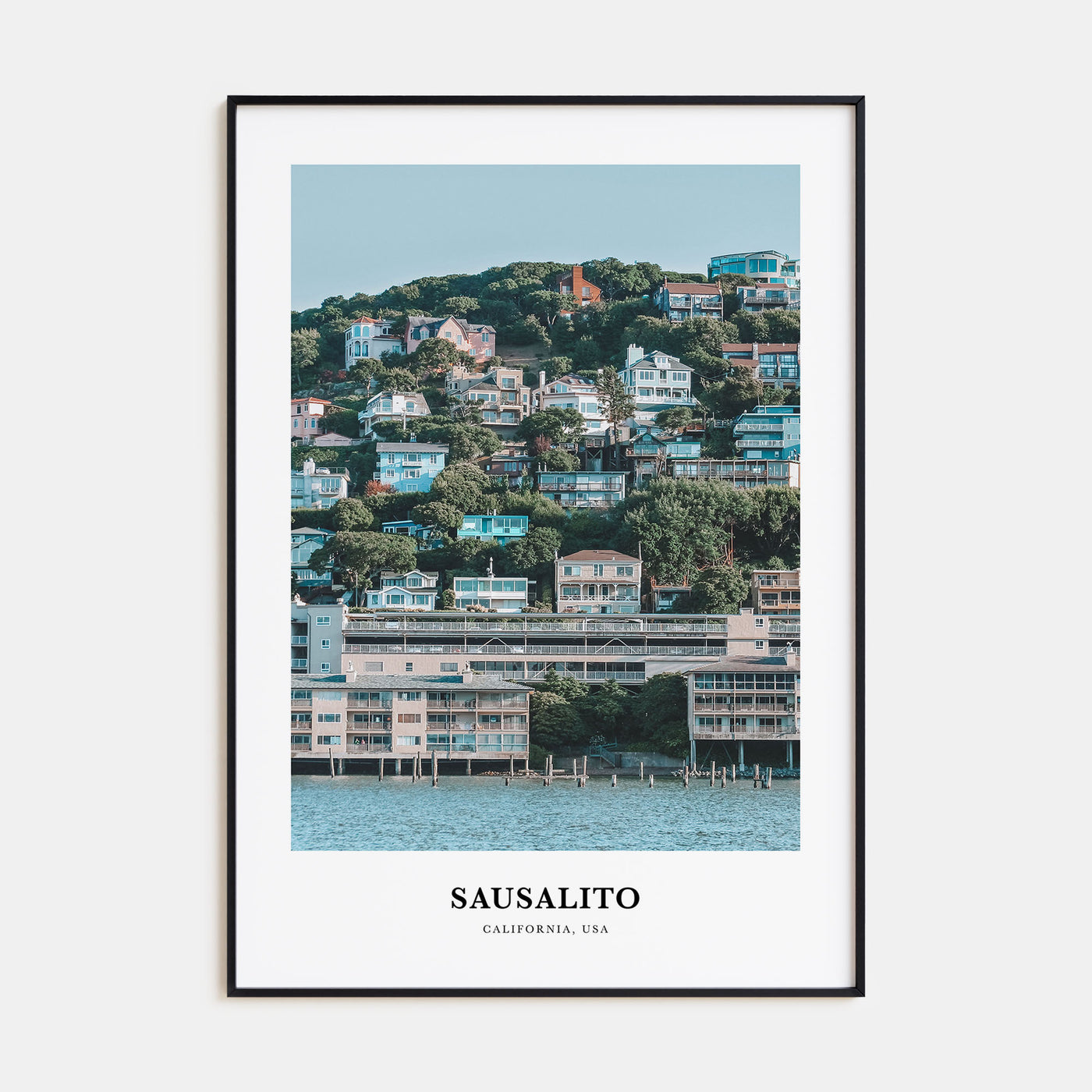 Sausalito Portrait Color Poster