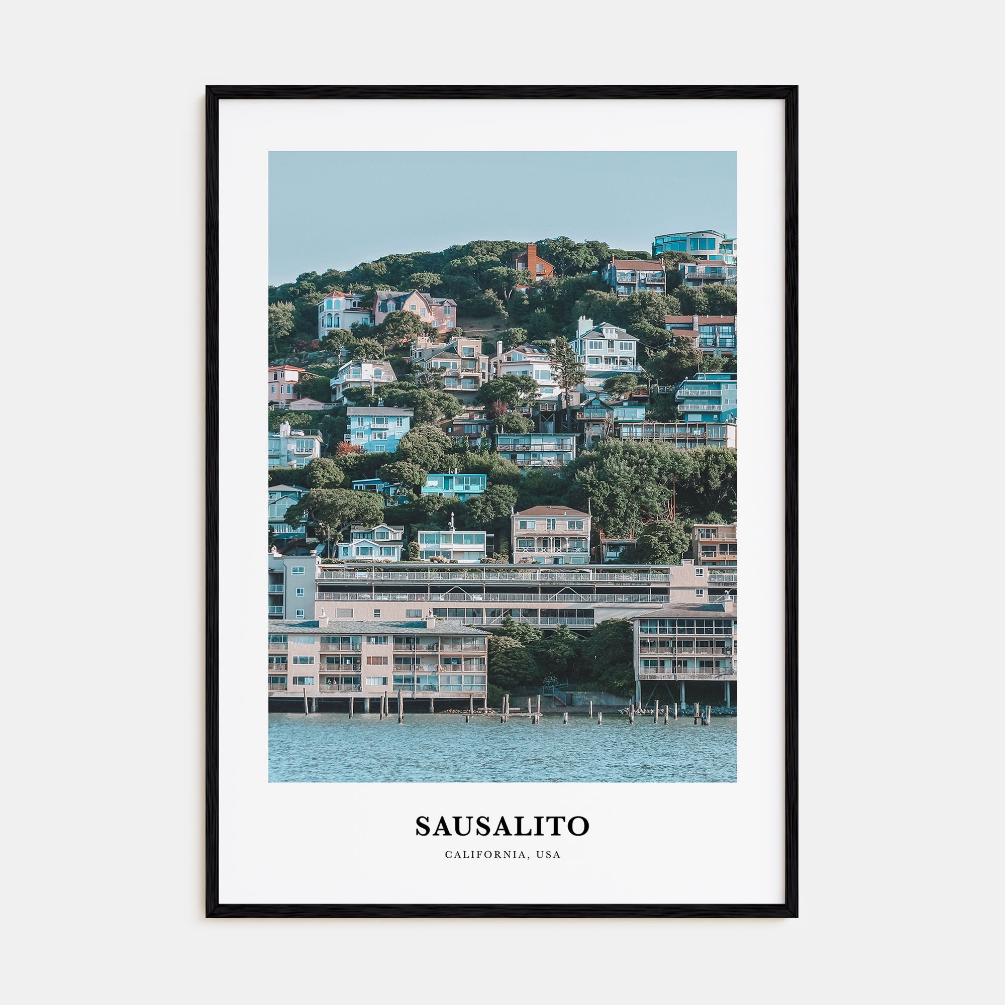 Sausalito Portrait Color Poster