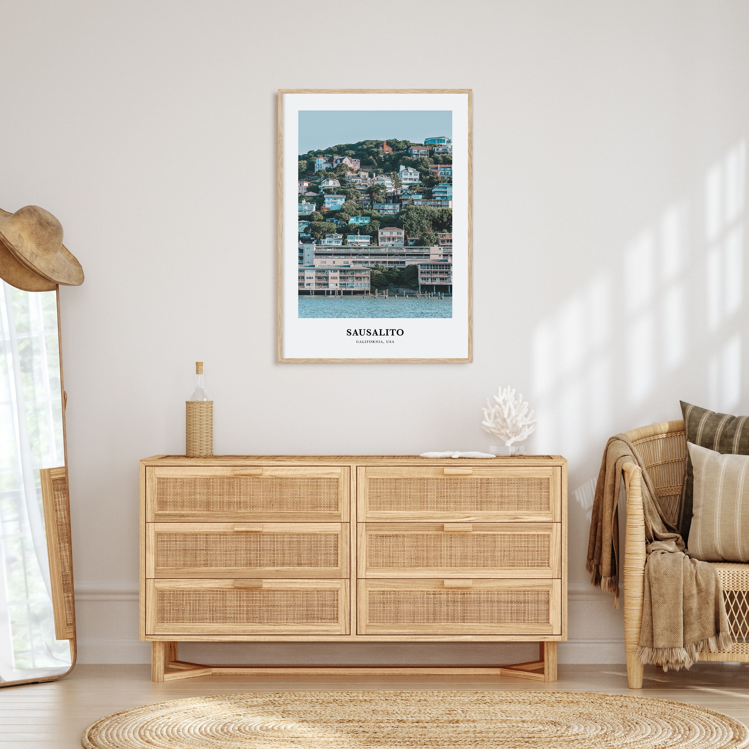 Sausalito Portrait Color Poster