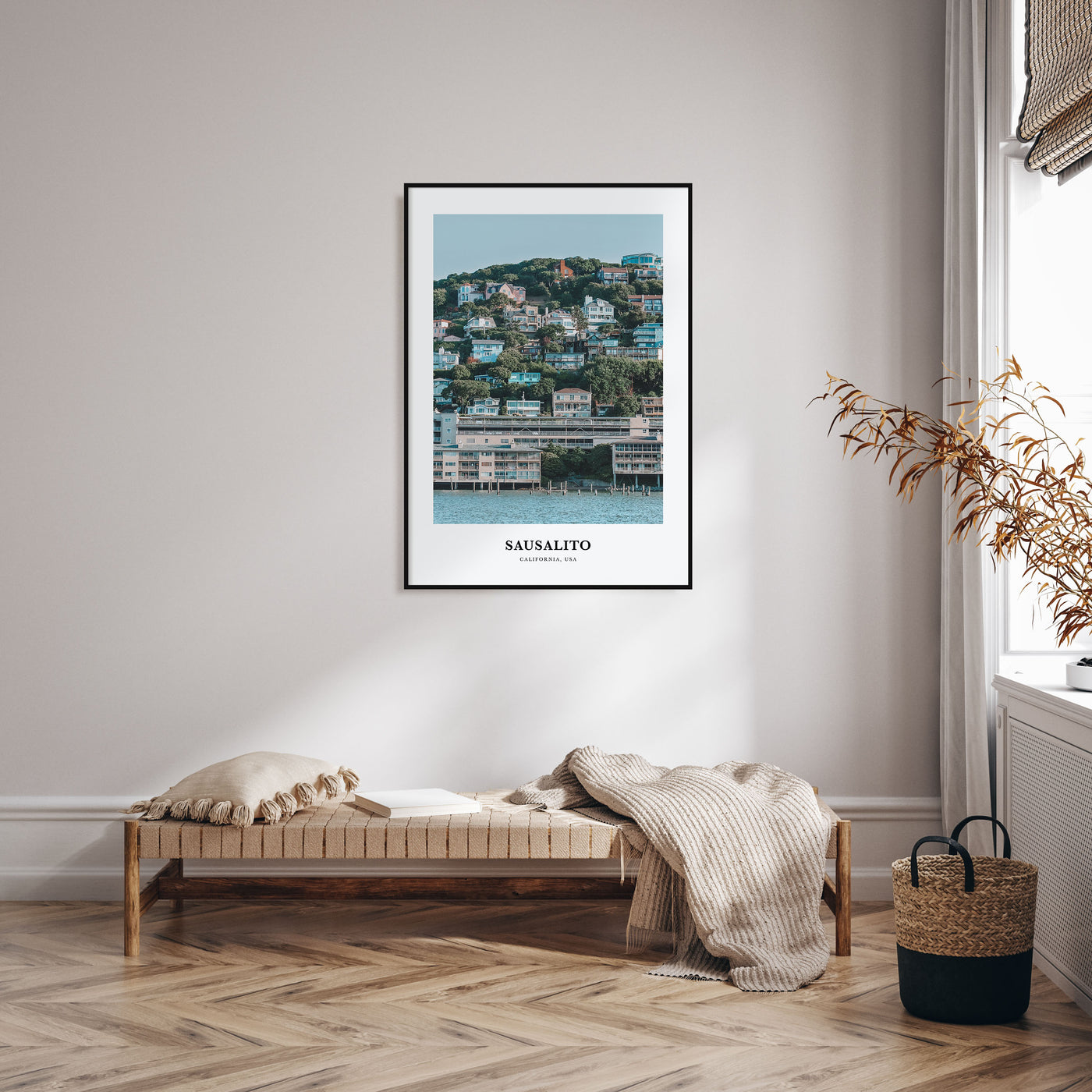 Sausalito Portrait Color Poster