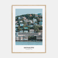 Sausalito Portrait Color Poster