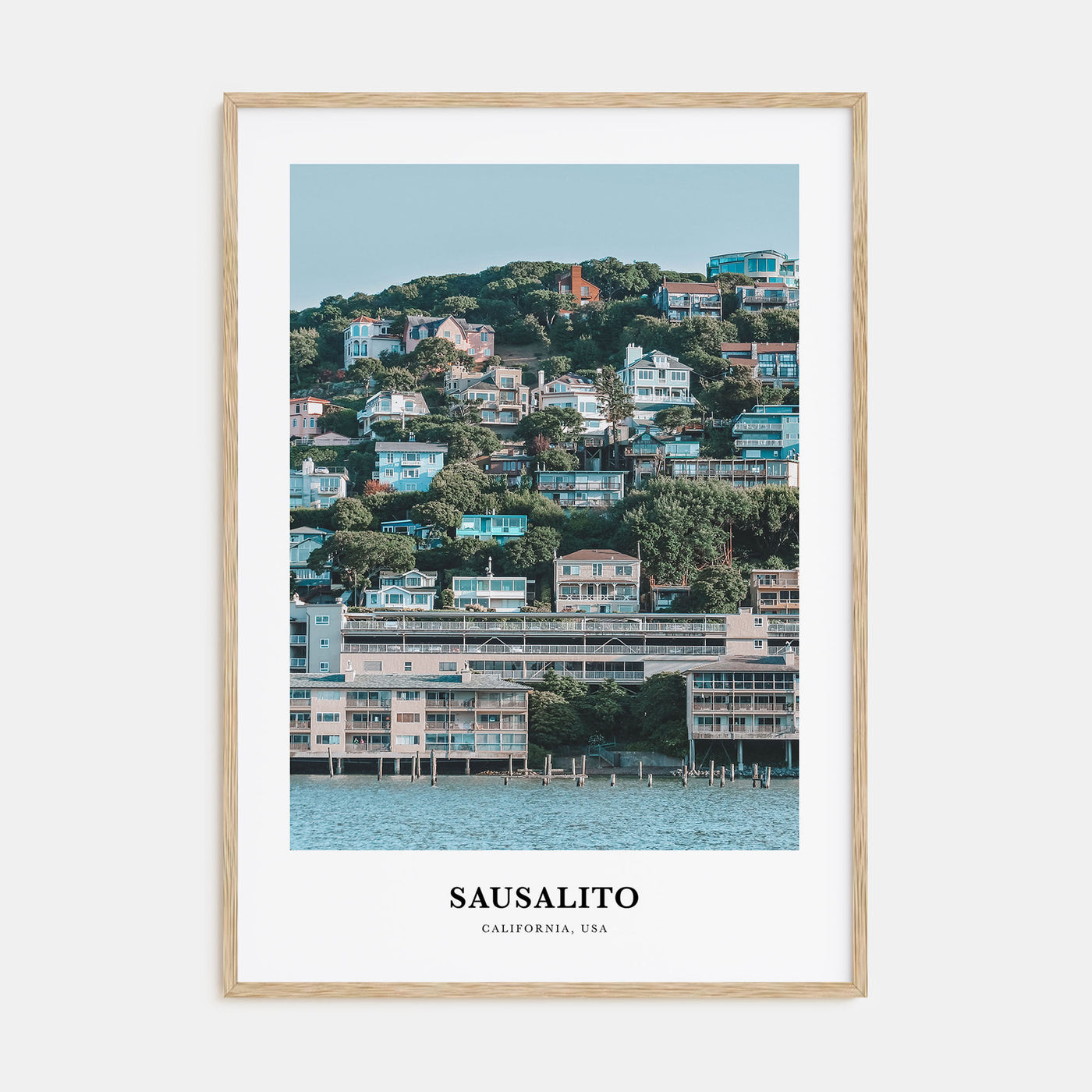 Sausalito Portrait Color Poster