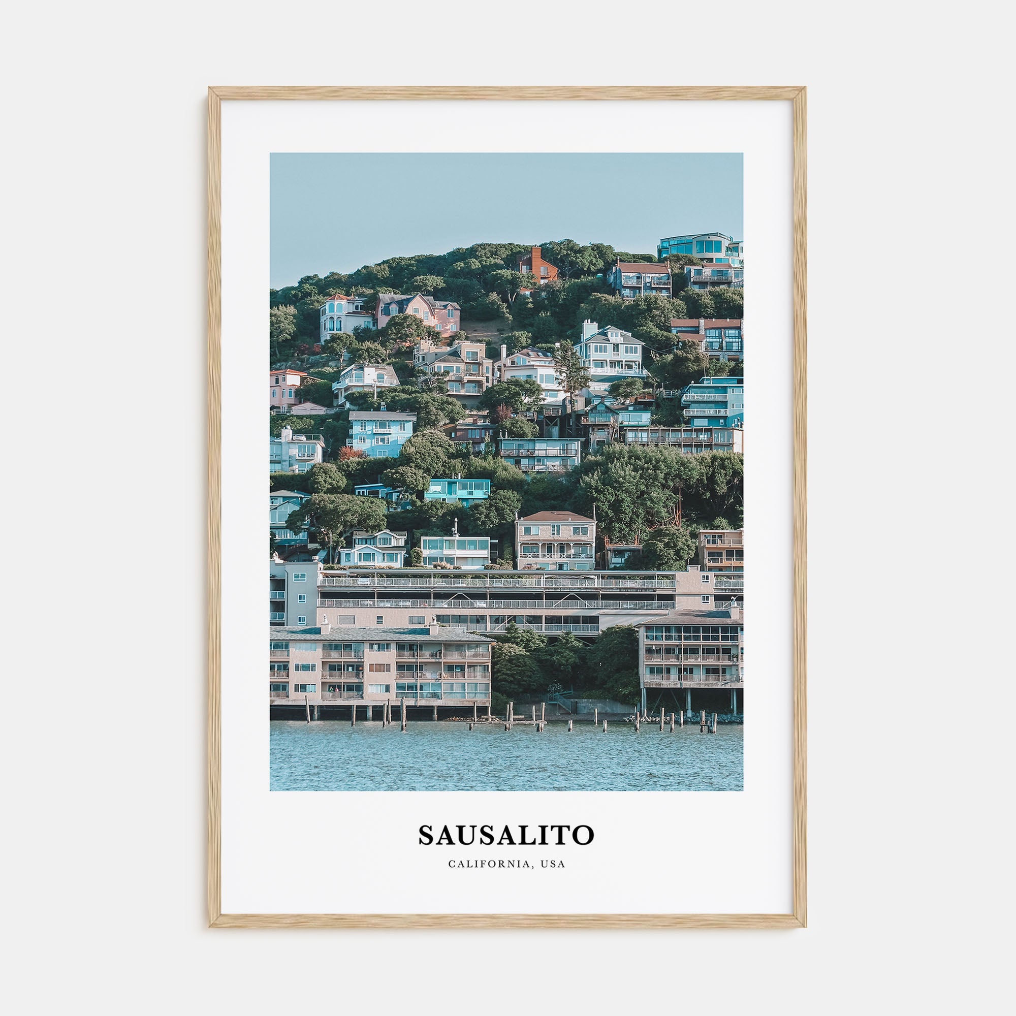 Sausalito Portrait Color Poster