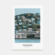 Sausalito Portrait Color Poster