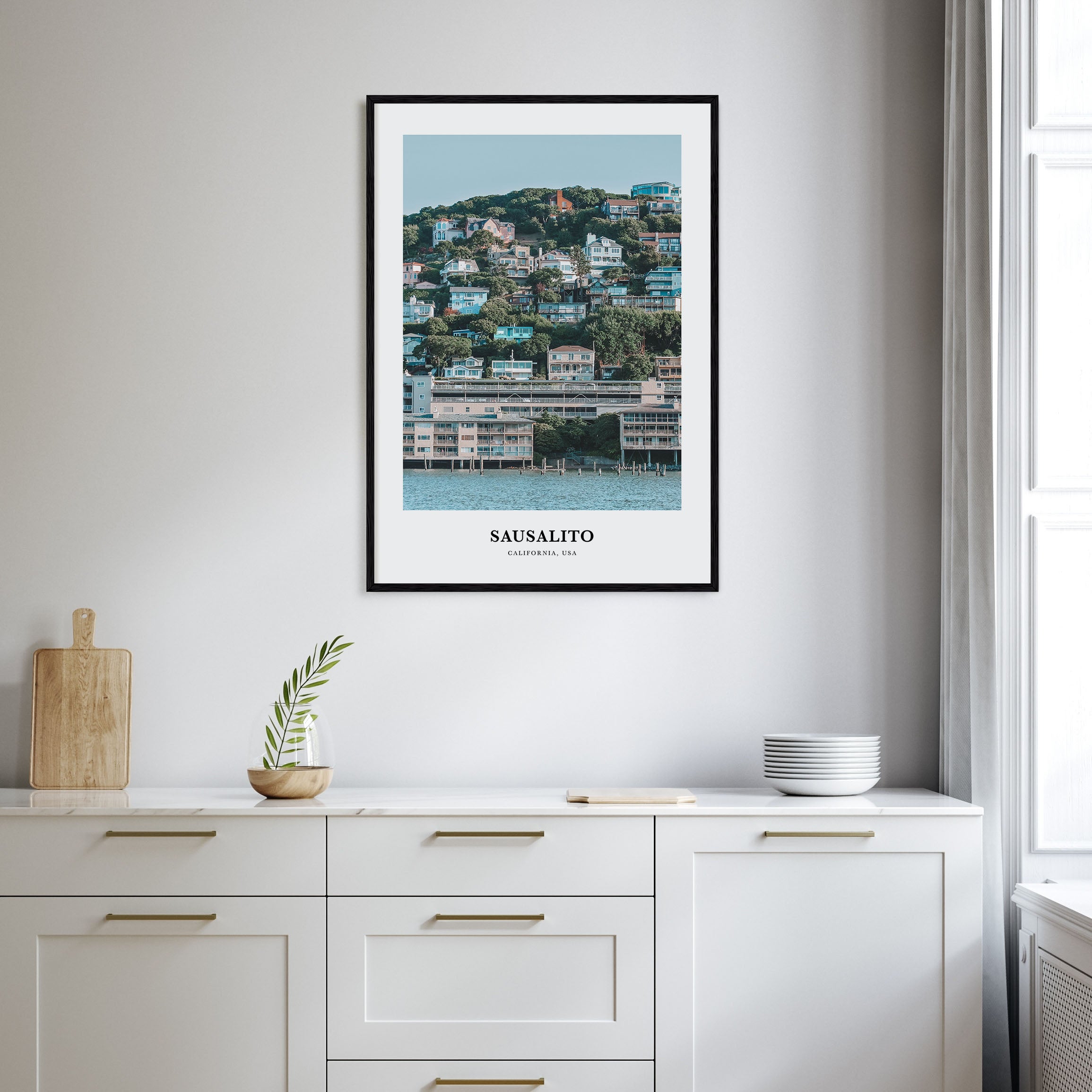 Sausalito Portrait Color Poster