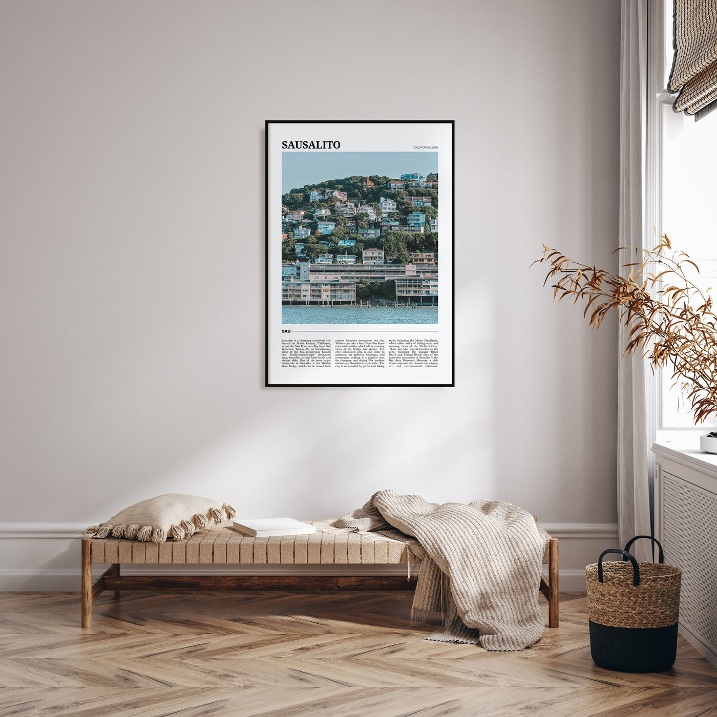 Sausalito Travel Color Poster