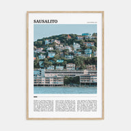 Sausalito Travel Color Poster