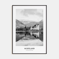 Scotland Portrait B&W Poster
