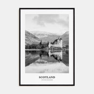 Scotland Portrait B&W Poster
