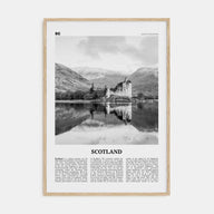 Scotland Travel B&W Poster