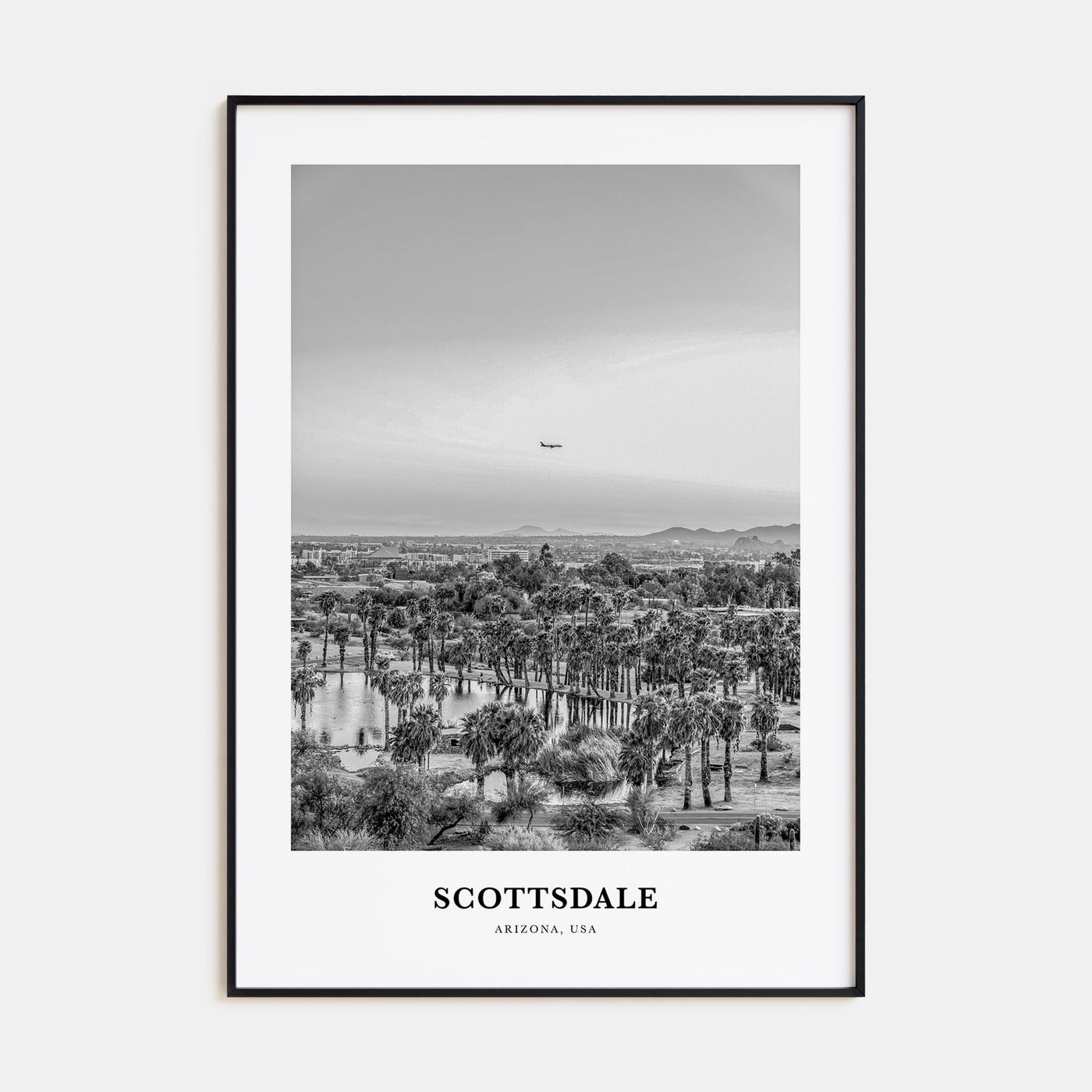 Scottsdale Portrait B&W No 2 Poster