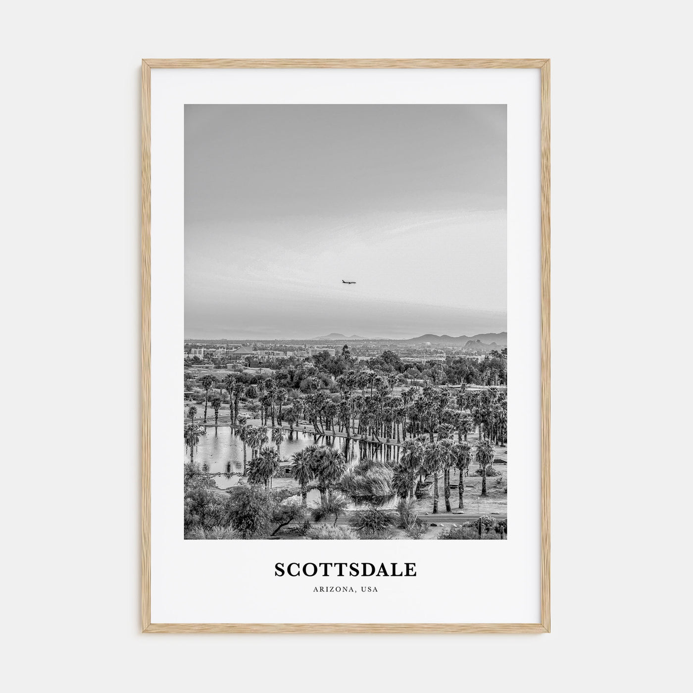 Scottsdale Portrait B&W No 2 Poster