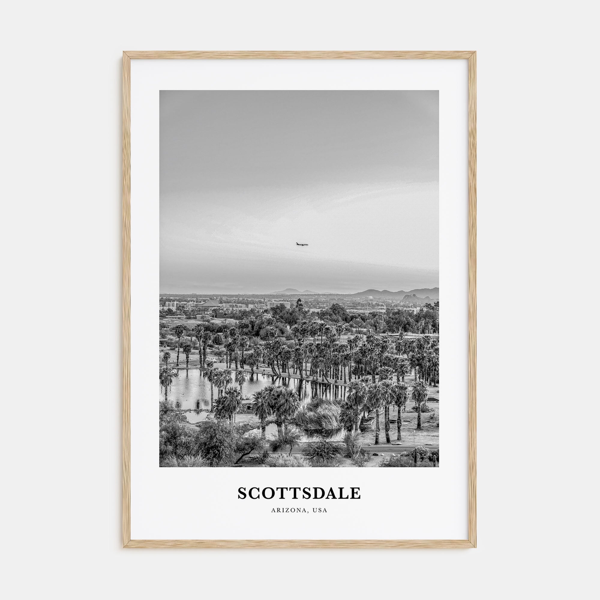 Scottsdale Portrait B&W No 2 Poster