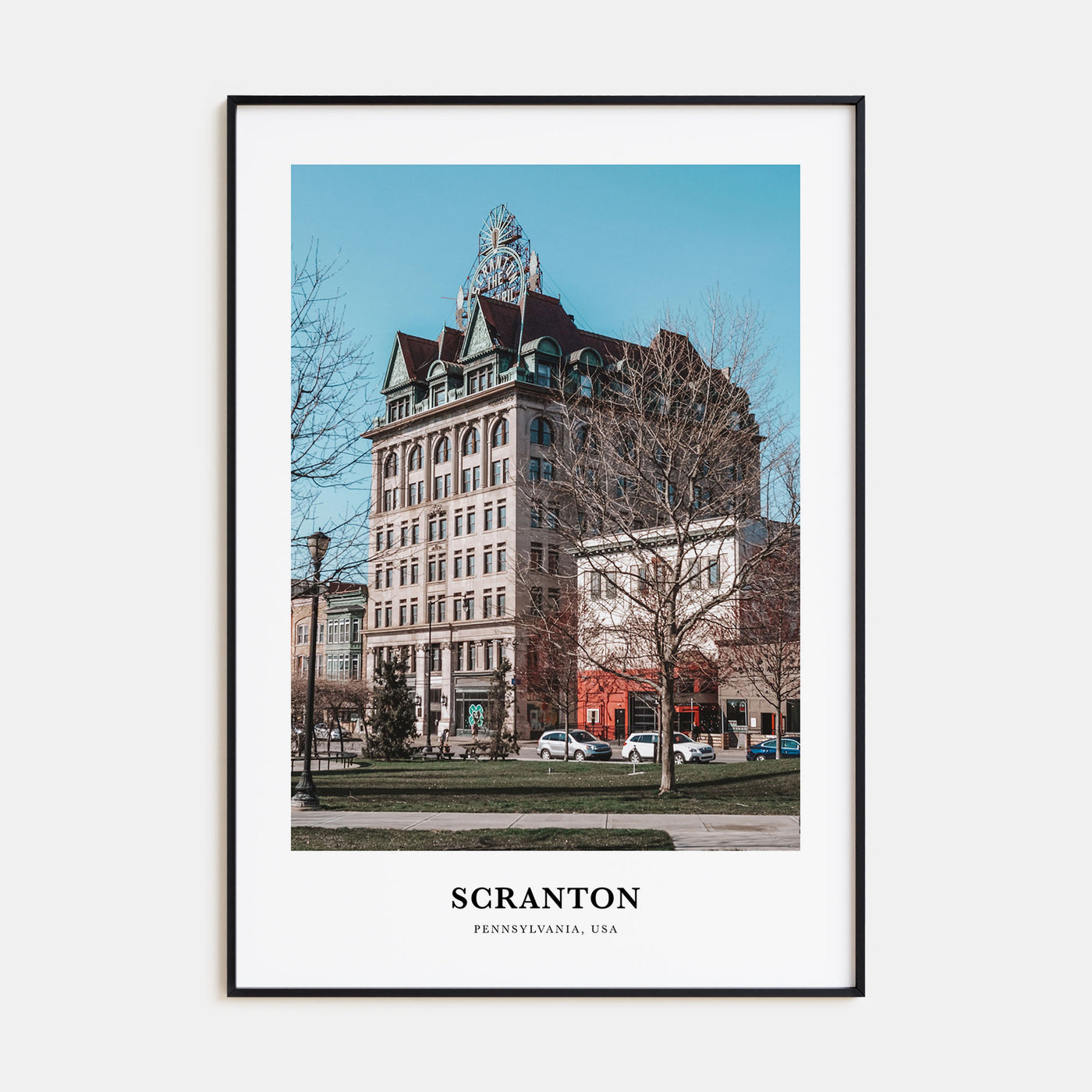 Scranton Portrait Color Poster