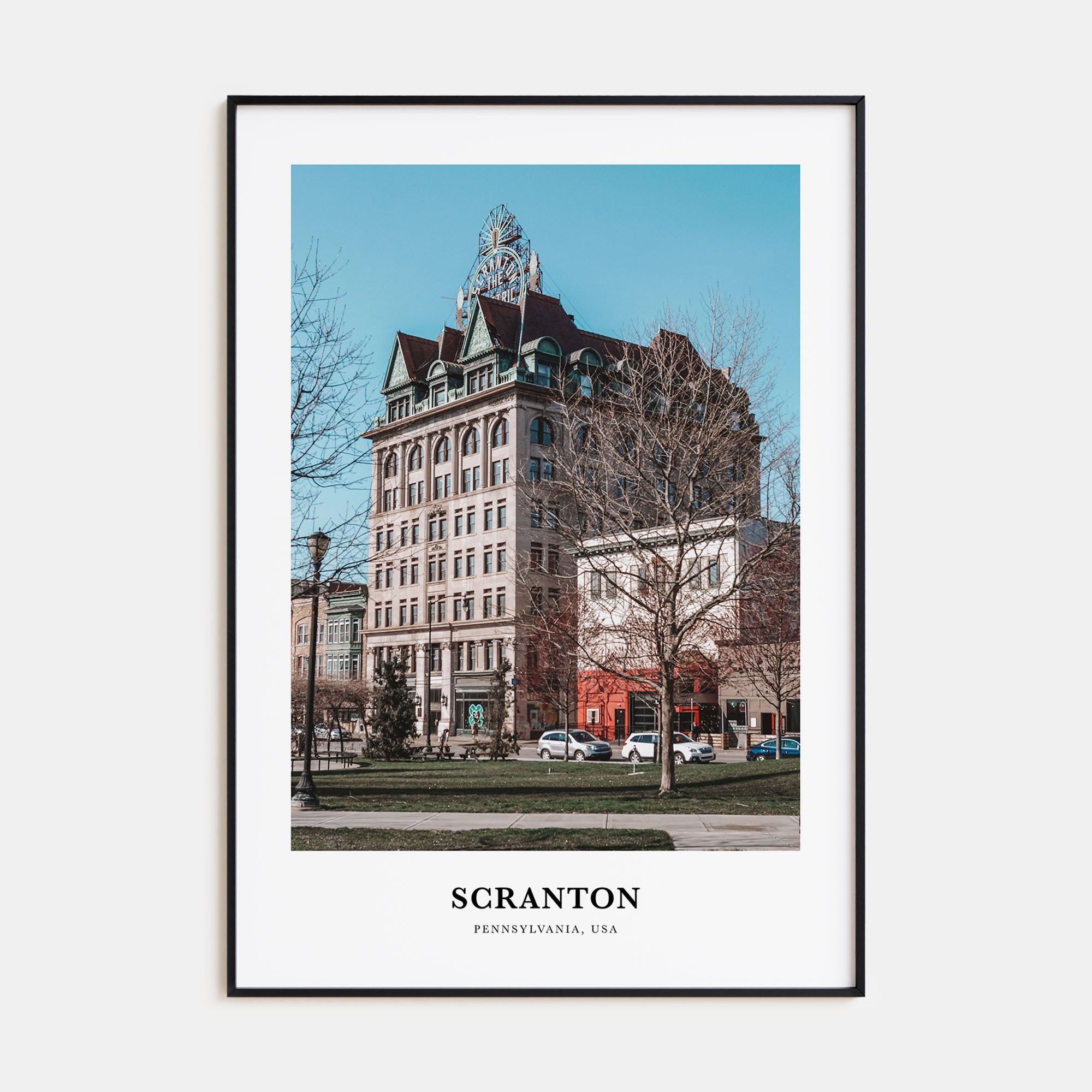 Scranton Portrait Color Poster