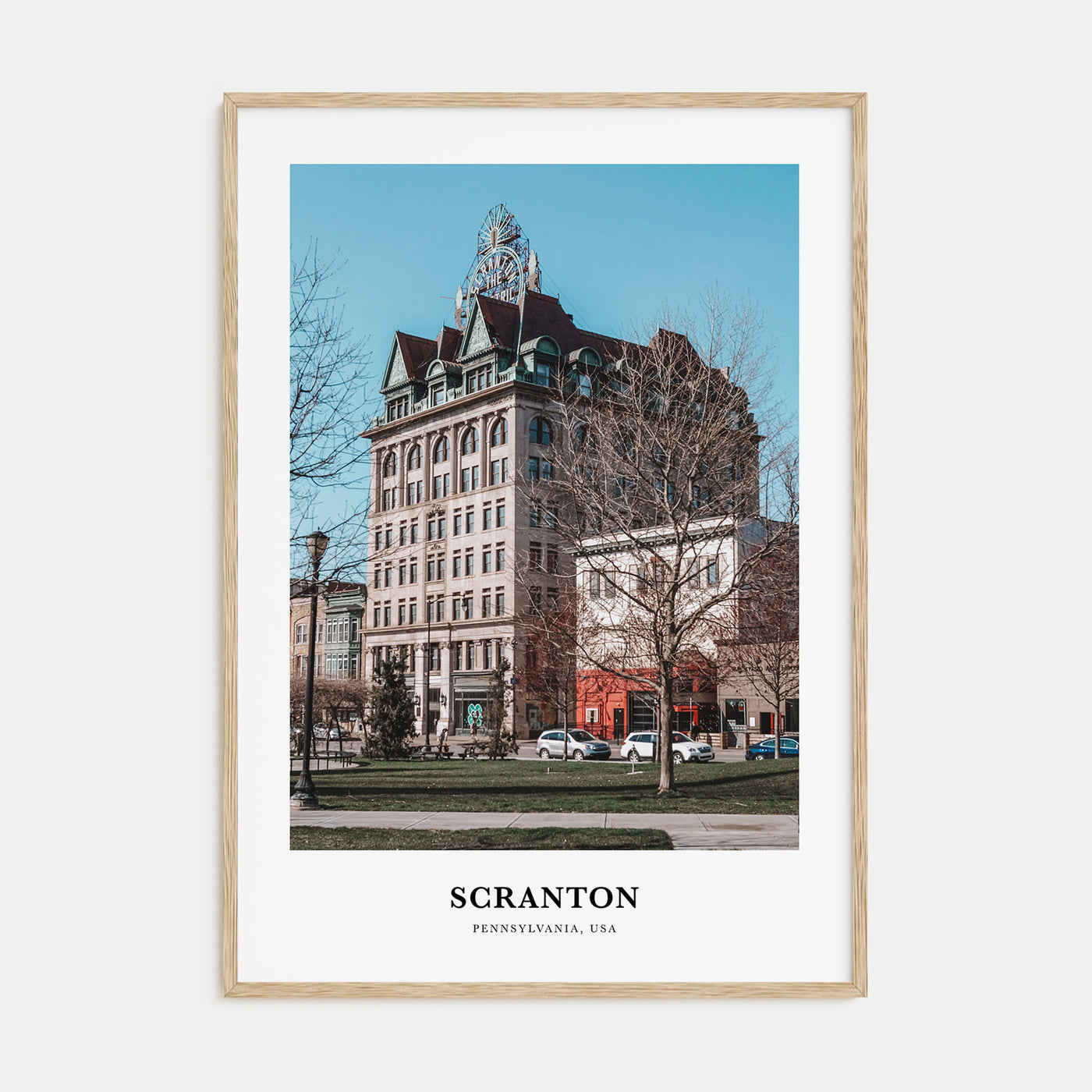Scranton Portrait Color Poster