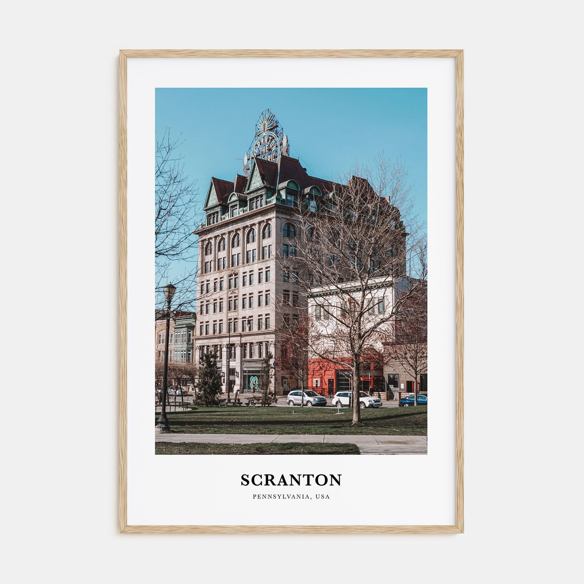 Scranton Portrait Color Poster