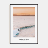 Seal Beach Portrait Color No 1 Poster