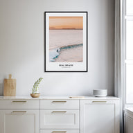 Seal Beach Portrait Color No 1 Poster