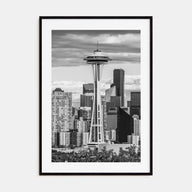 Seattle Photo B&W No 1 Poster