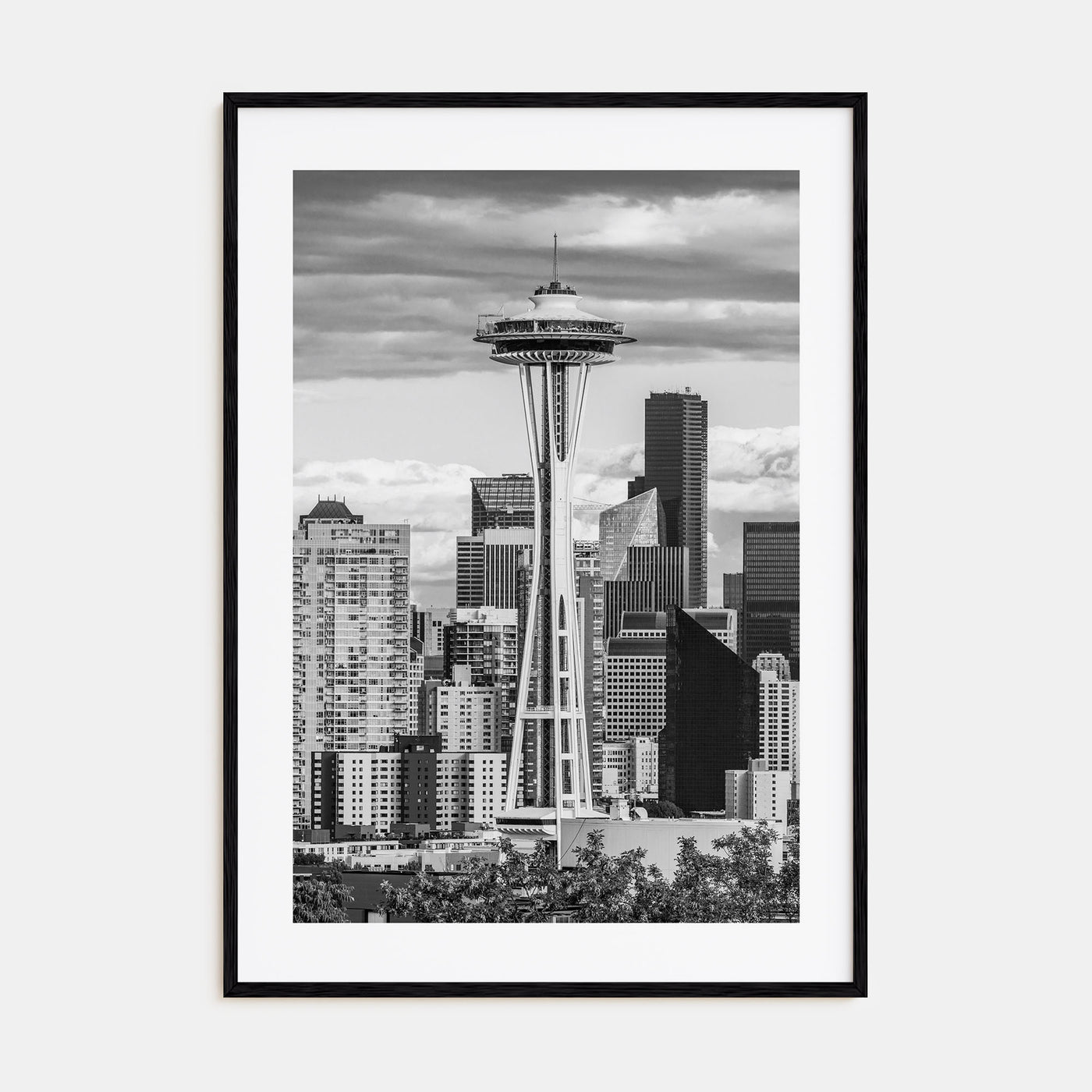 Seattle Photo B&W No 1 Poster