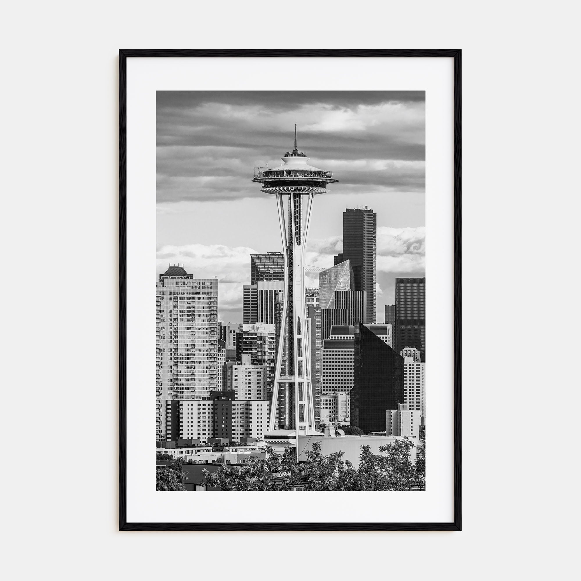 Seattle Photo B&W No 1 Poster