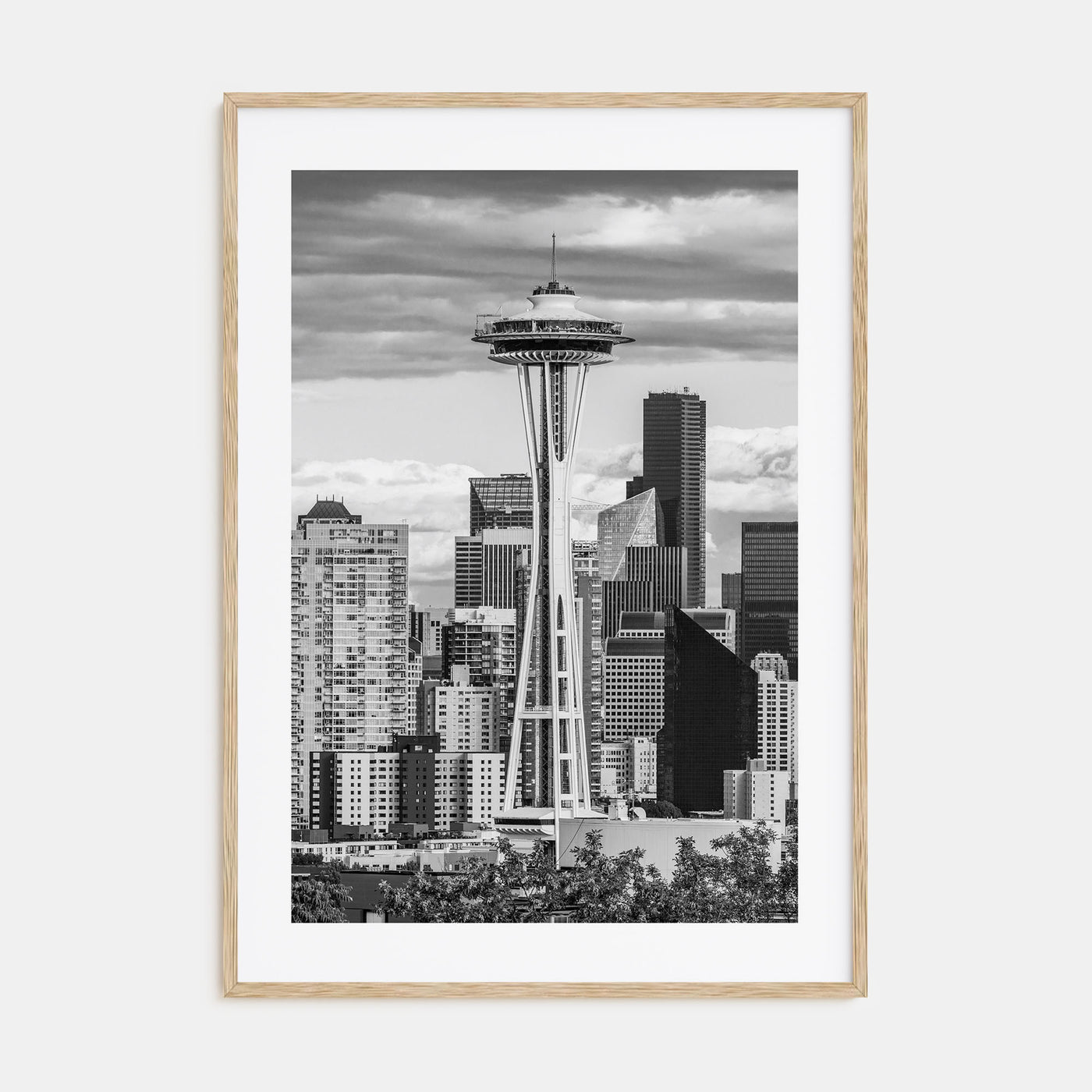 Seattle Photo B&W No 1 Poster