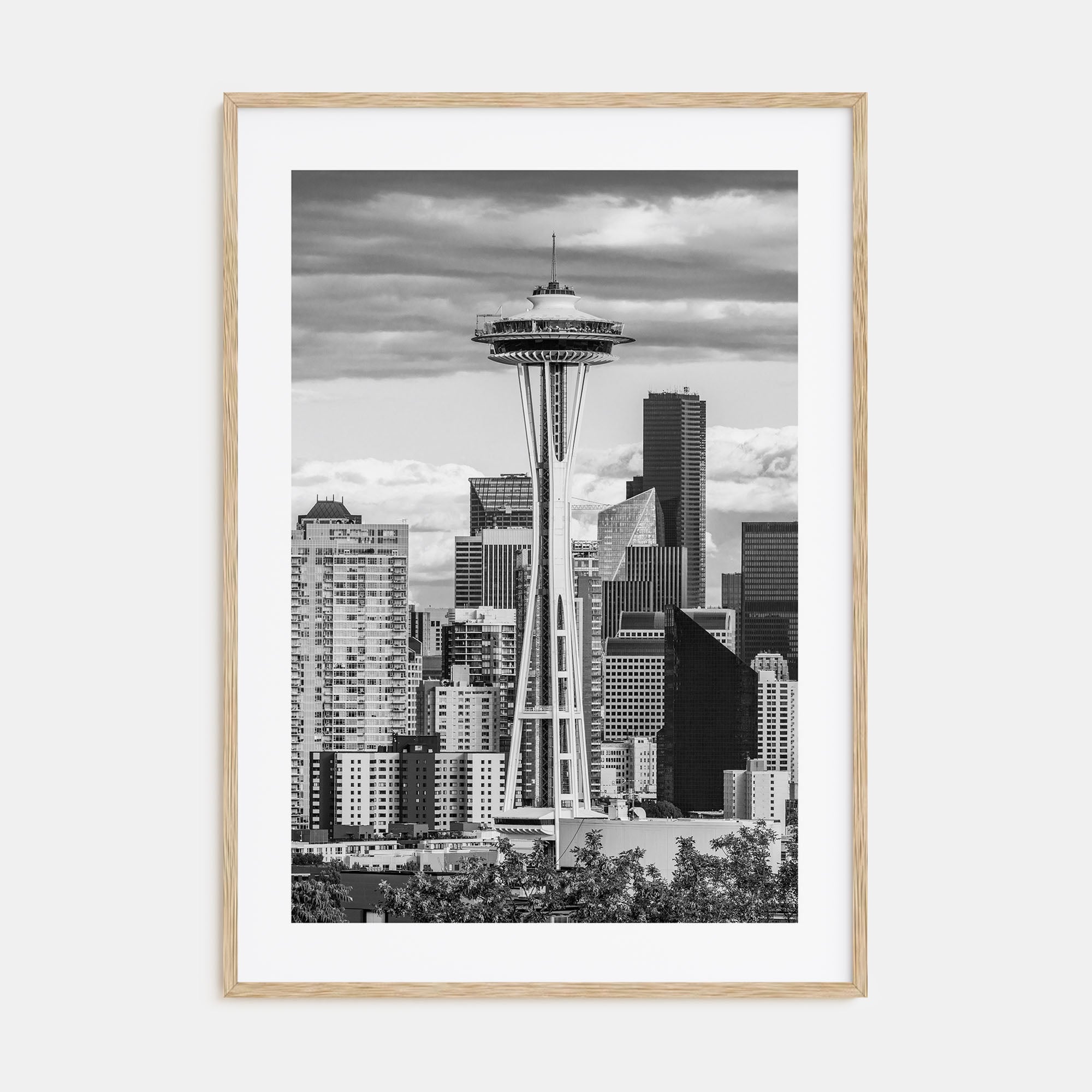 Seattle Photo B&W No 1 Poster