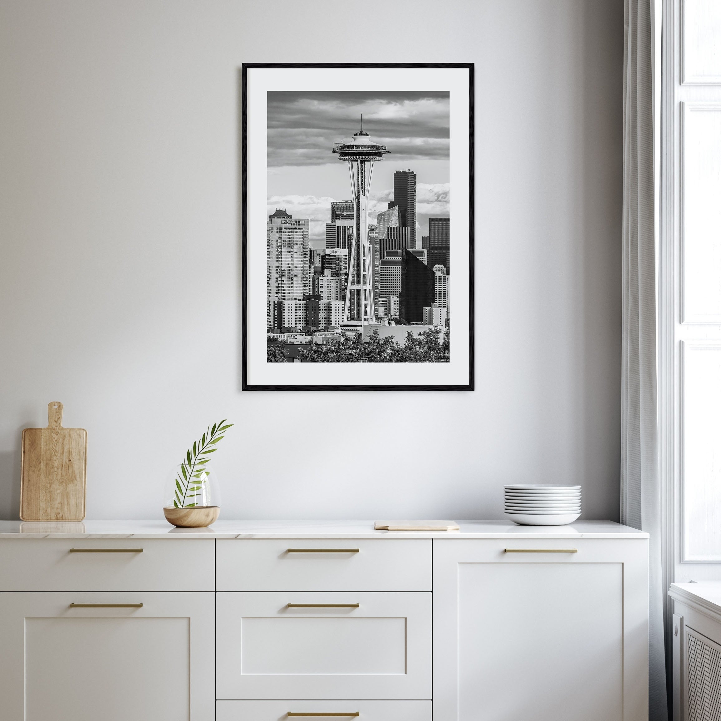 Seattle Photo B&W No 1 Poster