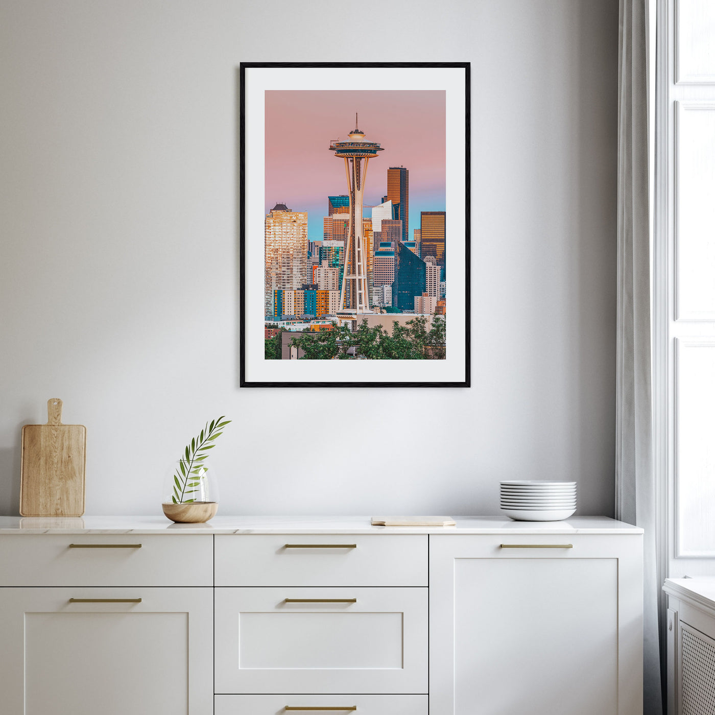 Seattle Photo Color No 1 Poster