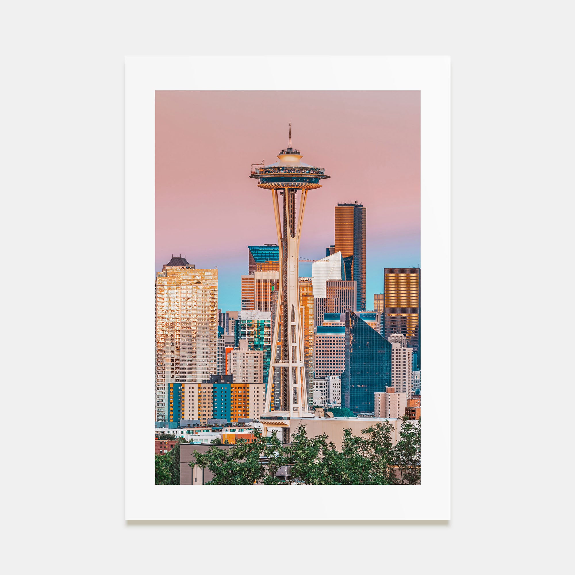 Seattle Photo Color No 1 Poster