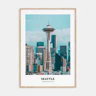 Seattle Portrait Color No 3 Poster