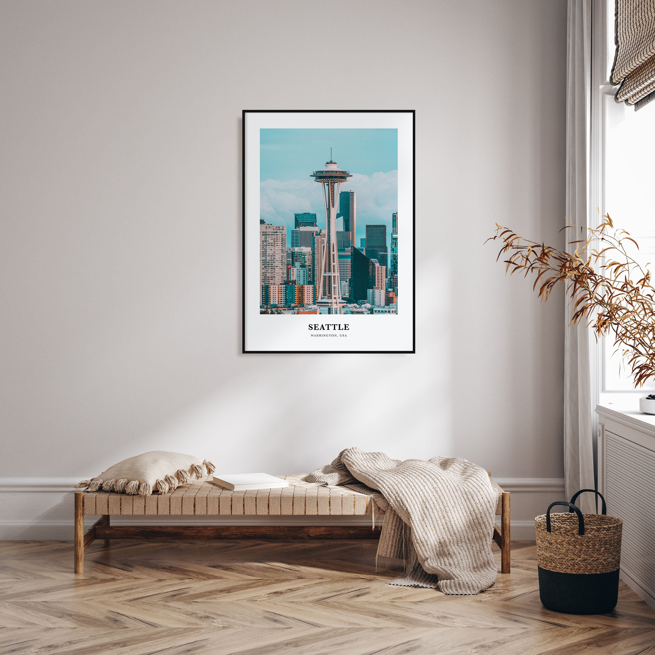 Seattle Portrait Color No 3 Poster