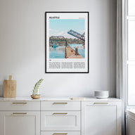 Seattle Travel Color No 2 Poster