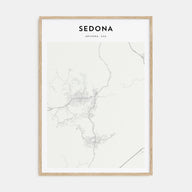 Sedona Map Portrait Poster