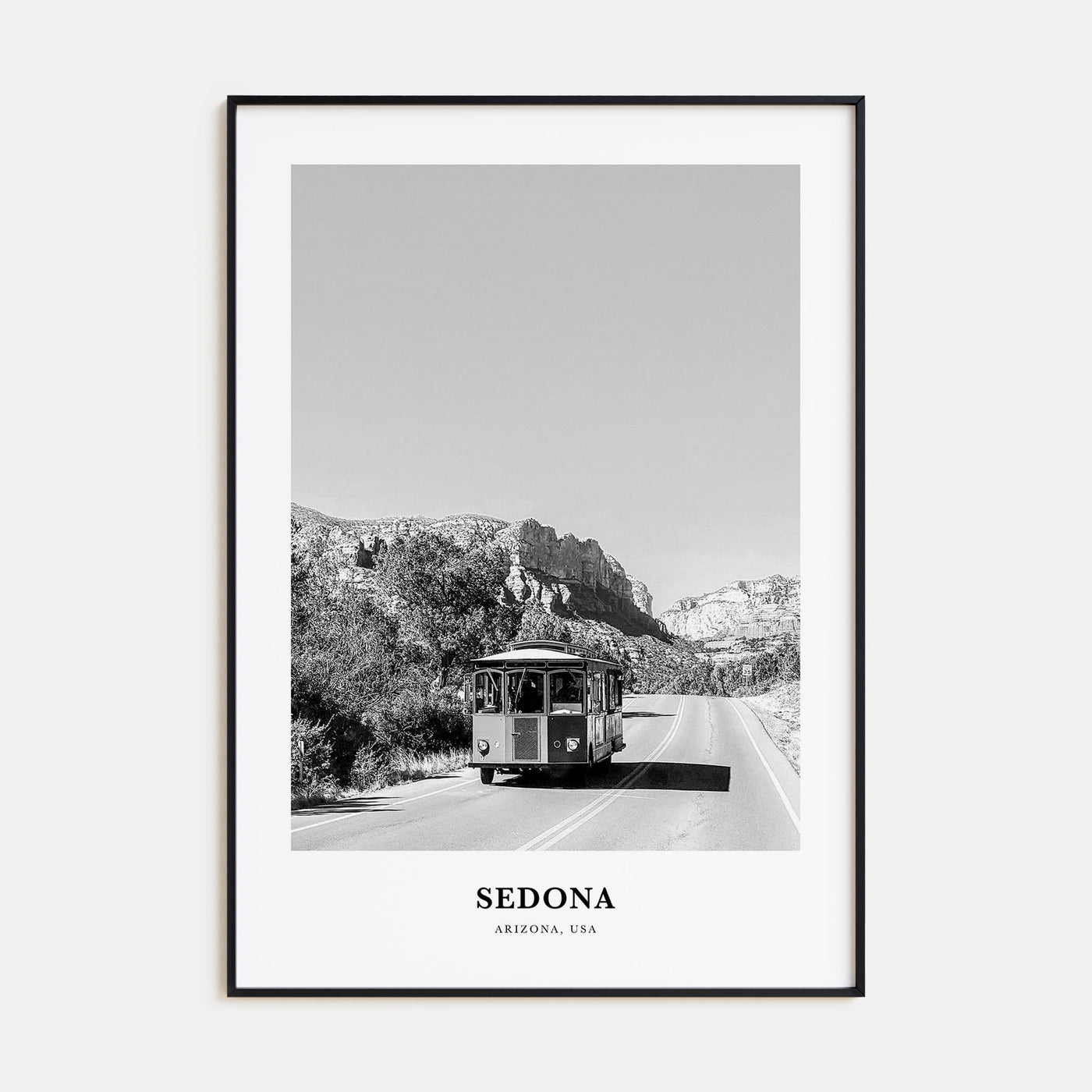 Sedona Portrait B&W Poster