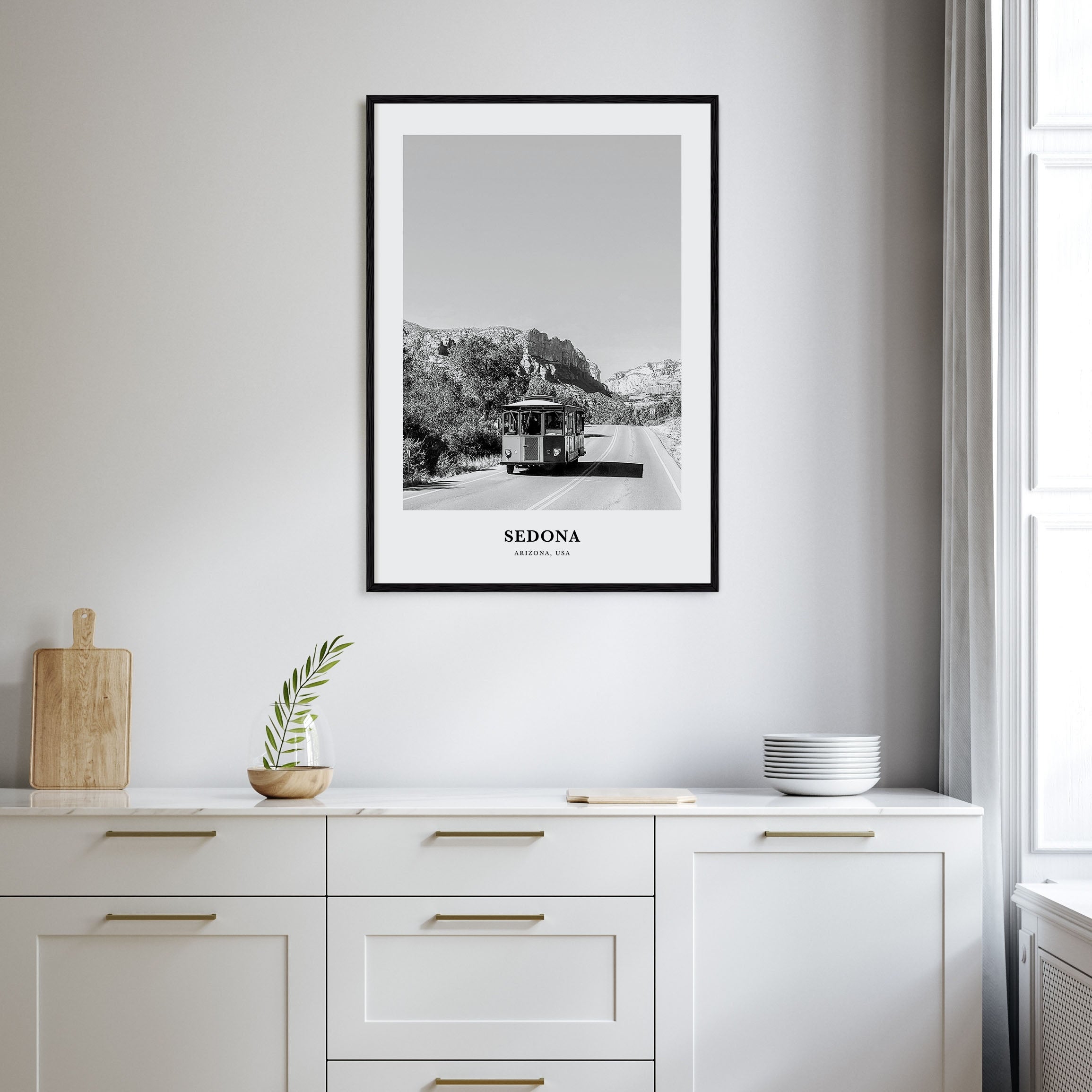 Sedona Portrait B&W Poster