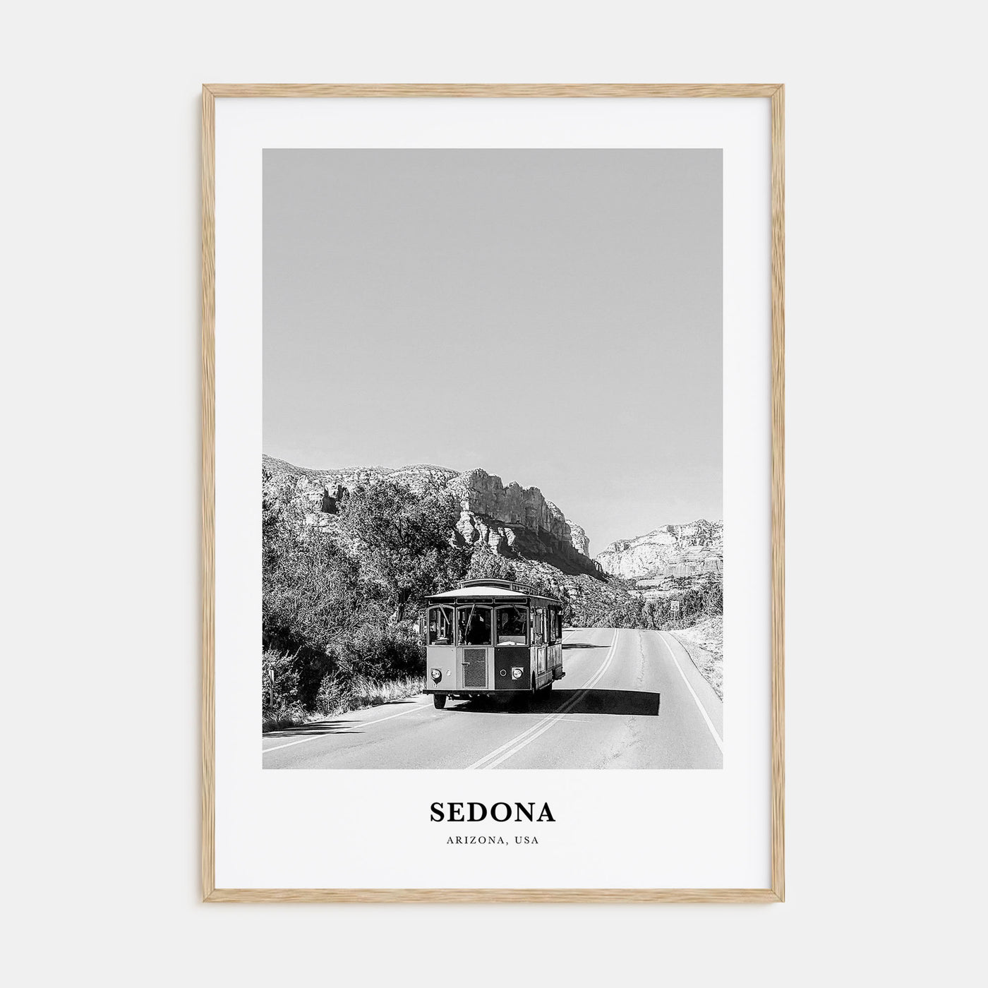Sedona Portrait B&W Poster