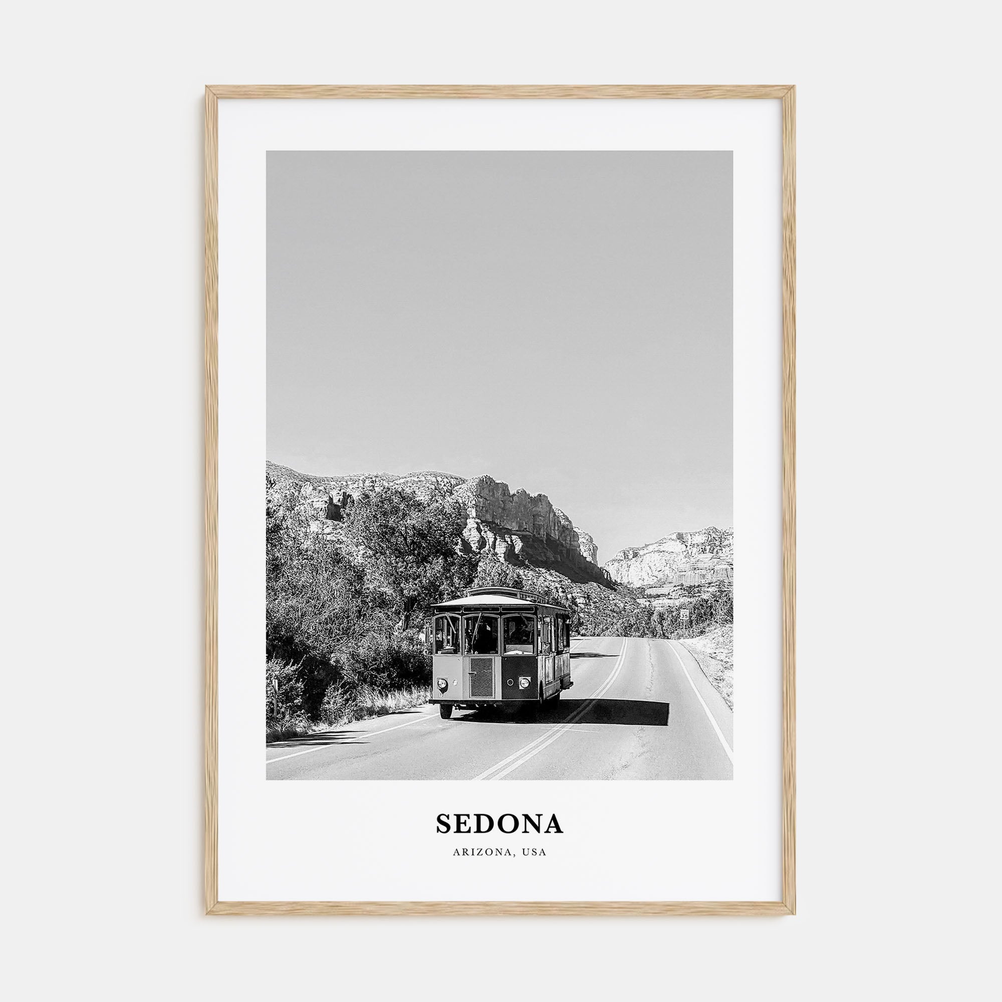 Sedona Portrait B&W Poster