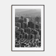 Seoul Photo B&W No 1 Poster