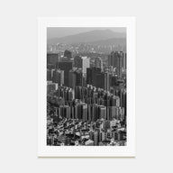 Seoul Photo B&W No 1 Poster