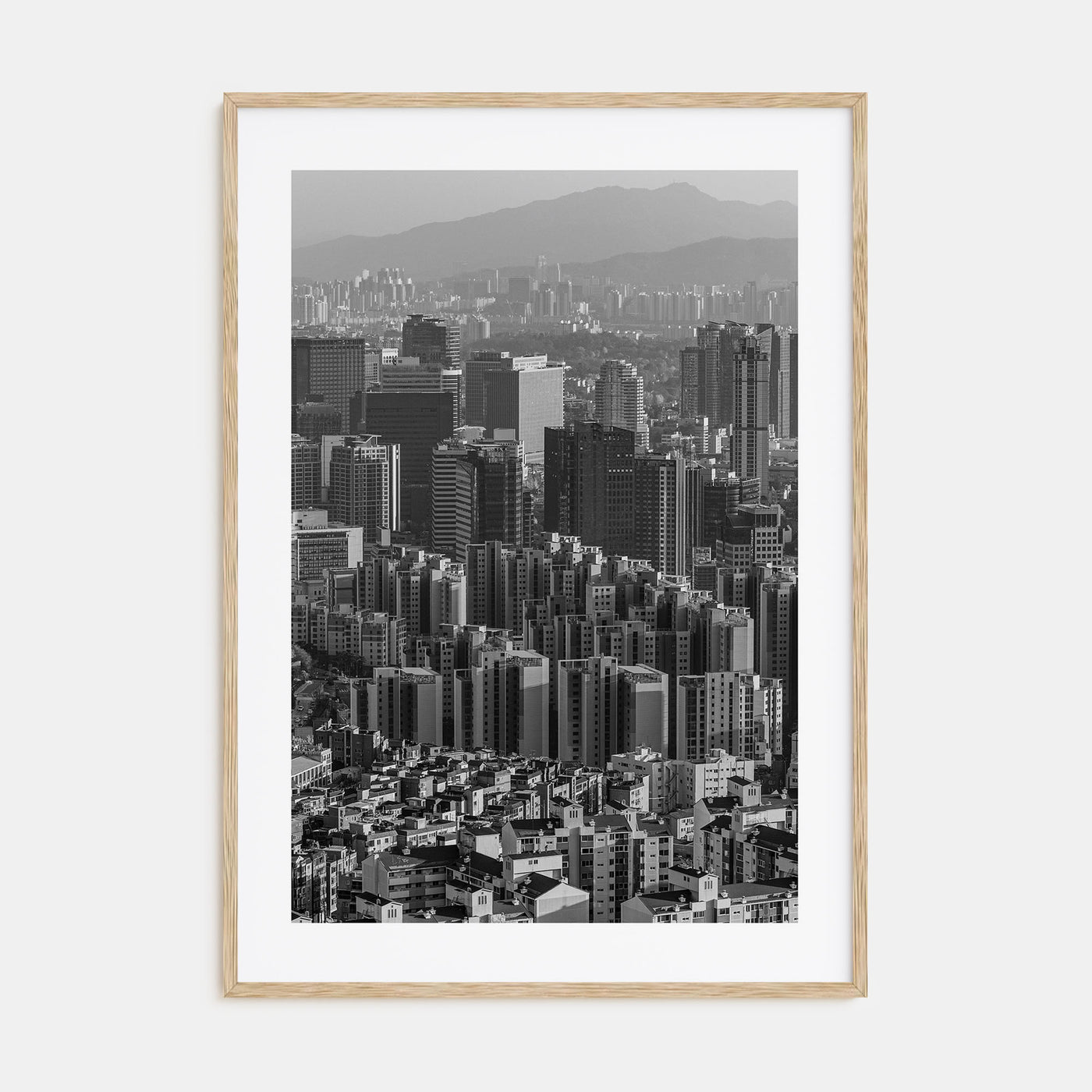 Seoul Photo B&W No 1 Poster