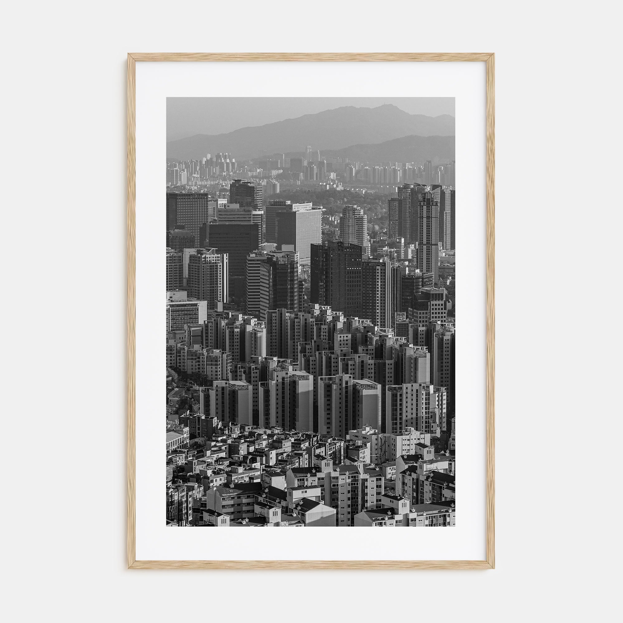 Seoul Photo B&W No 1 Poster