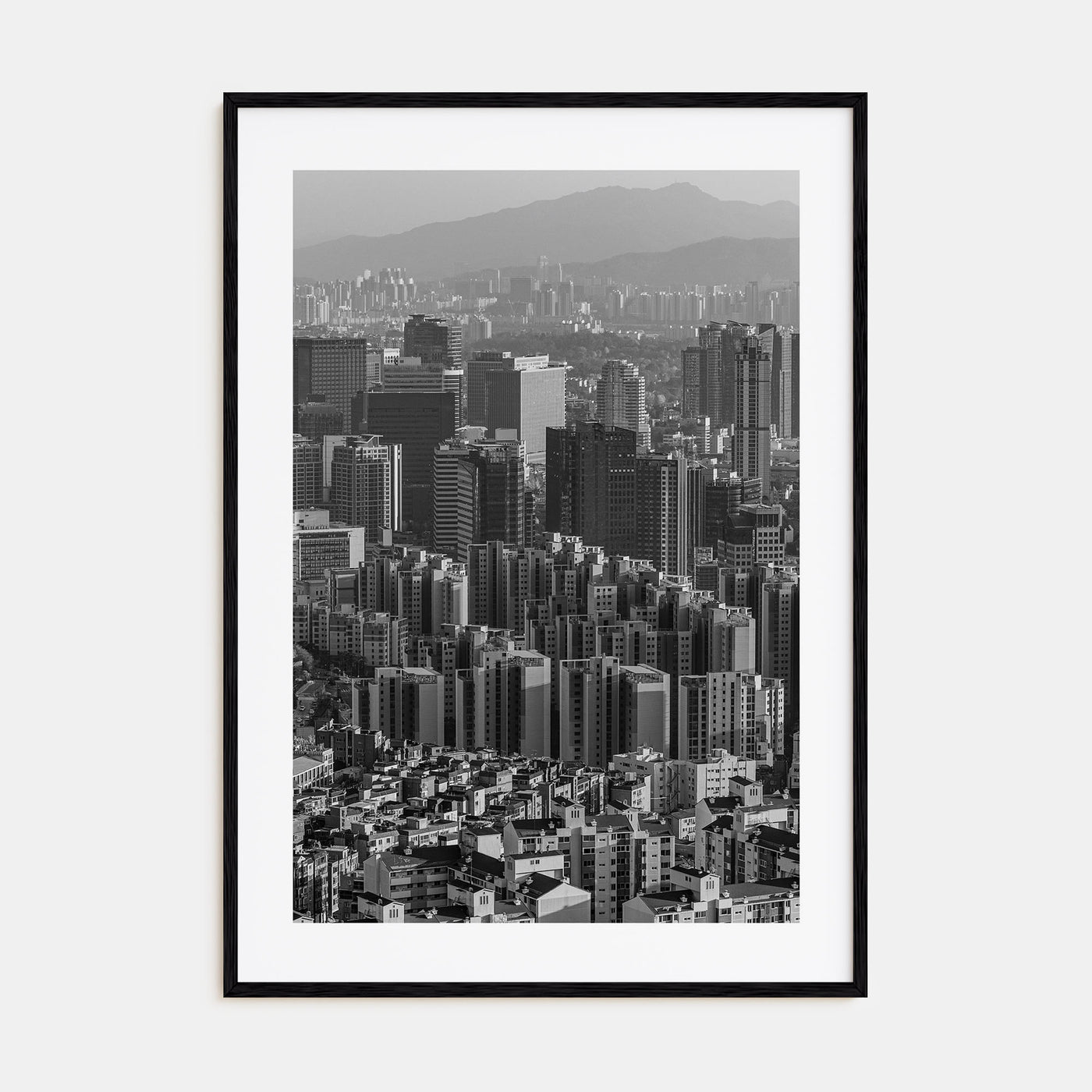 Seoul Photo B&W No 1 Poster