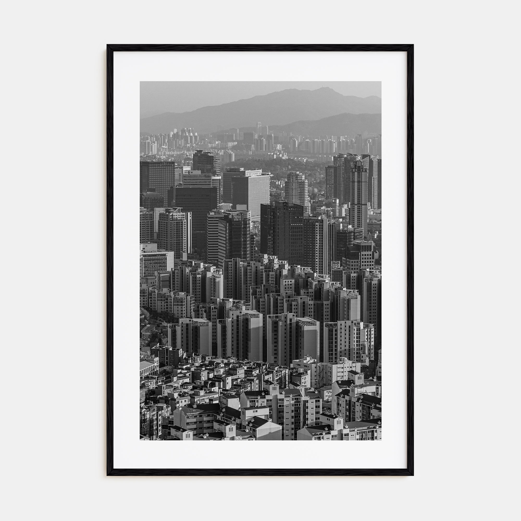 Seoul Photo B&W No 1 Poster