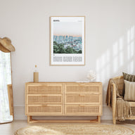 Seoul Travel Color Poster